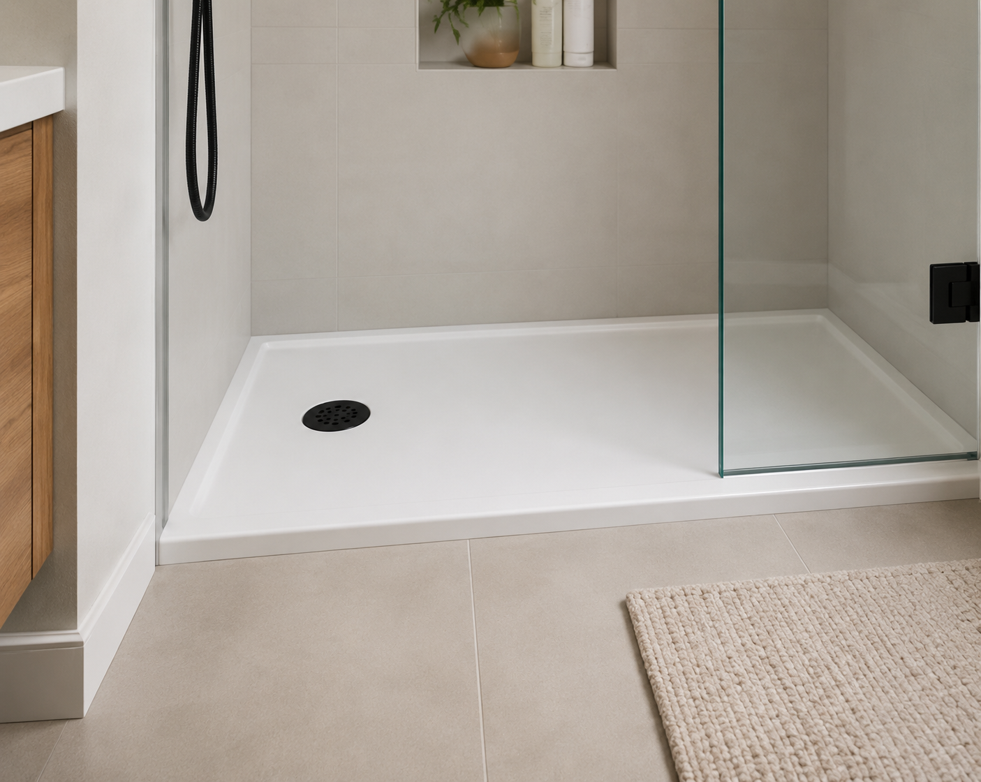 Mobility Friendly and Low-Barrier Showers